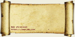 Hristina Dedinac vizit kartica